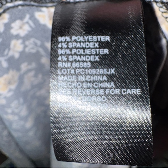 Perceptions Black and Orange Casual Sundress - Picture 4 of 6